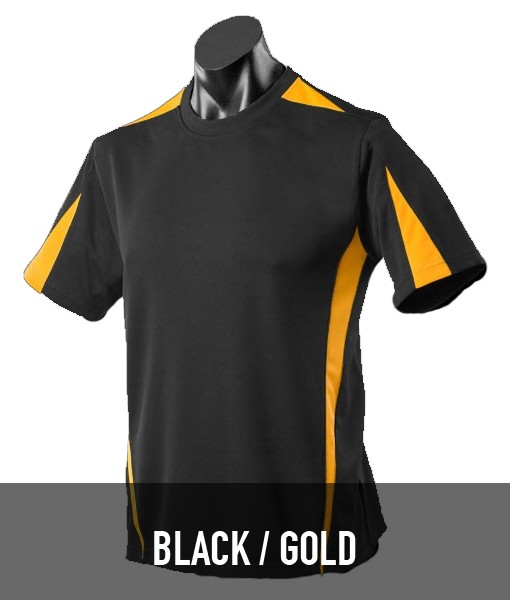 Aussie Pacific Eureka Tshirt Black Gold 1204