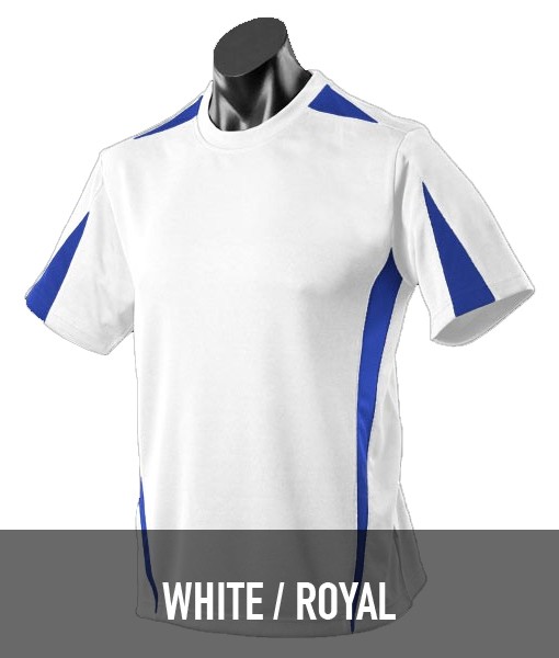 Aussie Pacific Eureka Tshirt White Royal 1204