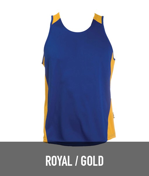 Aussie Pacific Premier Singlet Royal Gold 1101