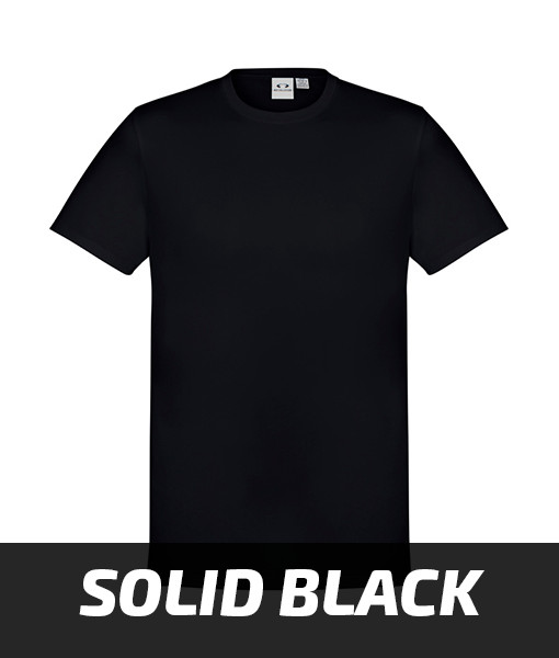 Biz Collection Aero T shirt Solid Black T800MS