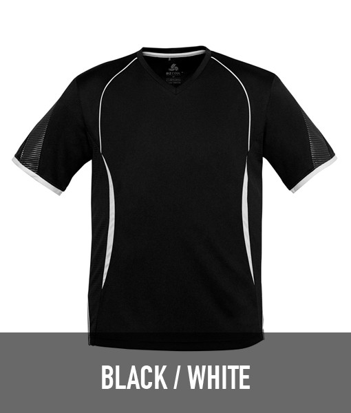 Biz Collection Razor T shirt Black White T406MS