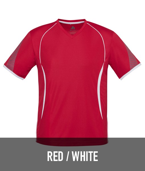 Biz Collection Razor T shirt Red White T406MS