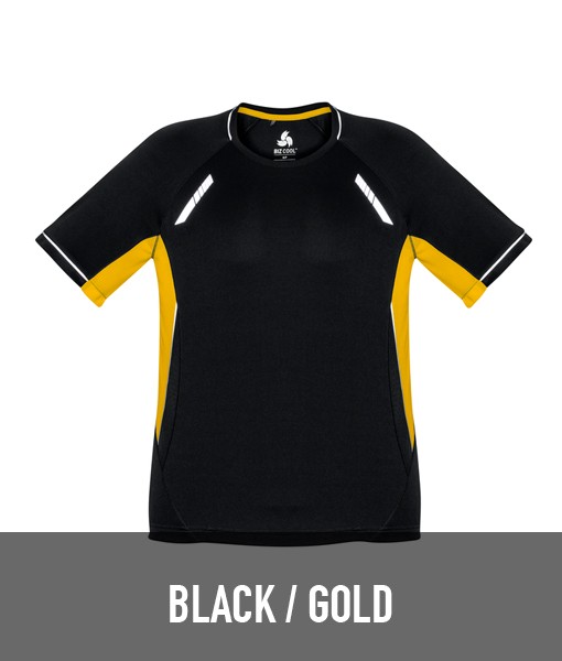 Biz Collection Renegade Tshirt Black Gold SG701MS