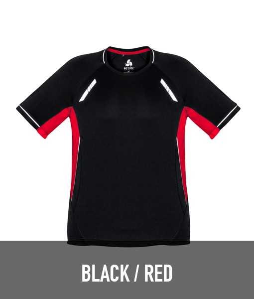 Biz Collection Renegade Tshirt Black Red SG701MS