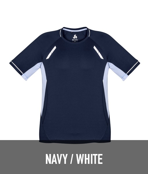Biz Collection Renegade Tshirt Navy White SG701MS