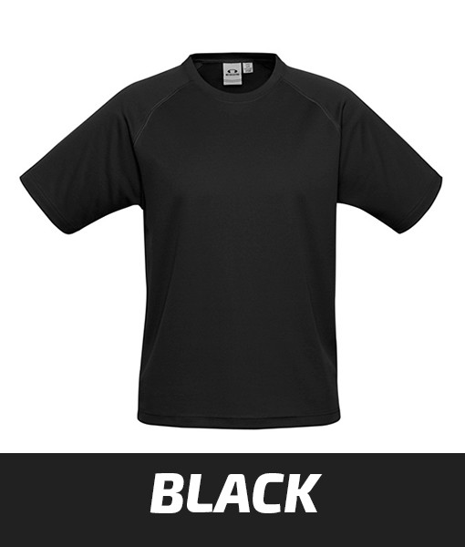 Biz Collection Sprint Tshirt Black T301MS