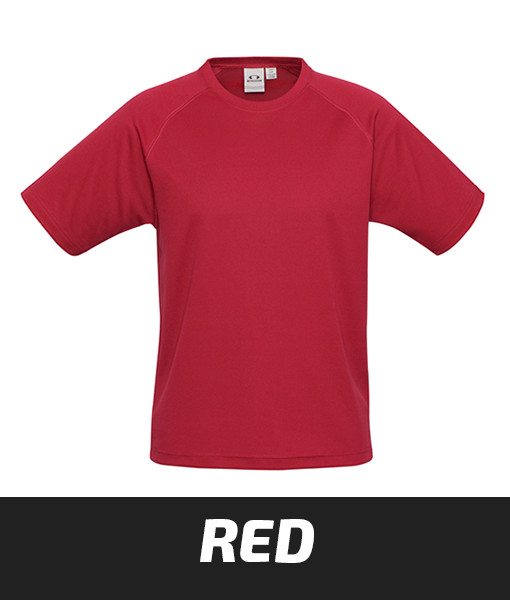 Biz Collection Sprint Tshirt Red T301MS