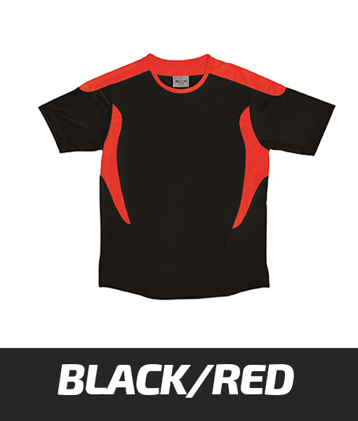 Bocini All Sports Tshirt Black Red CT1217