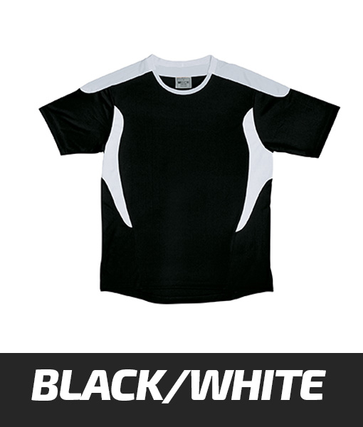 Bocini All Sports Tshirt Black White CT1217