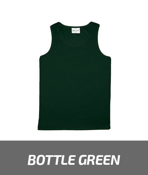Bocini Breezeway Micromesh Singlet CT1547 Bottle Green