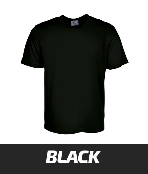 Bocini Breezeway Micromesh Tshirt Black CT1207