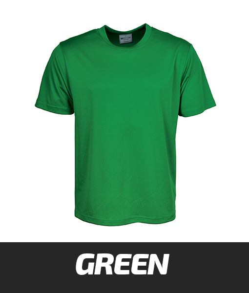 Bocini Breezeway Micromesh Tshirt Green CT1207