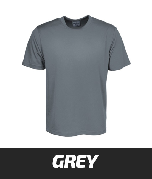 Bocini Breezeway Micromesh Tshirt Grey CT1207