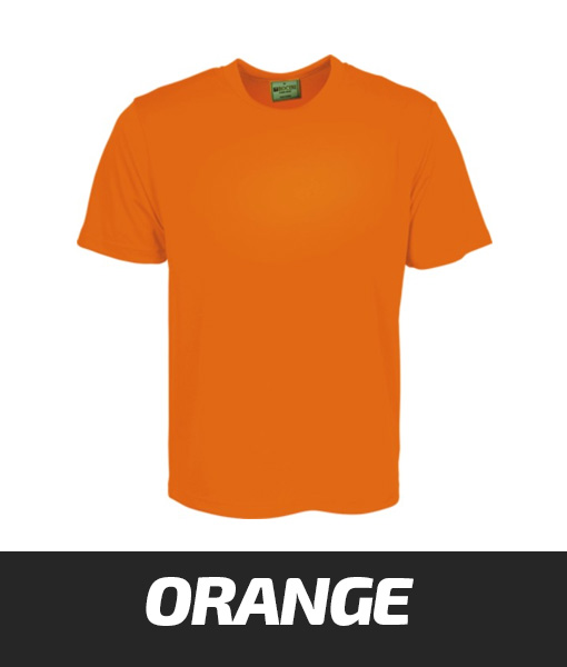 Bocini Breezeway Micromesh Tshirt Orange CT1207