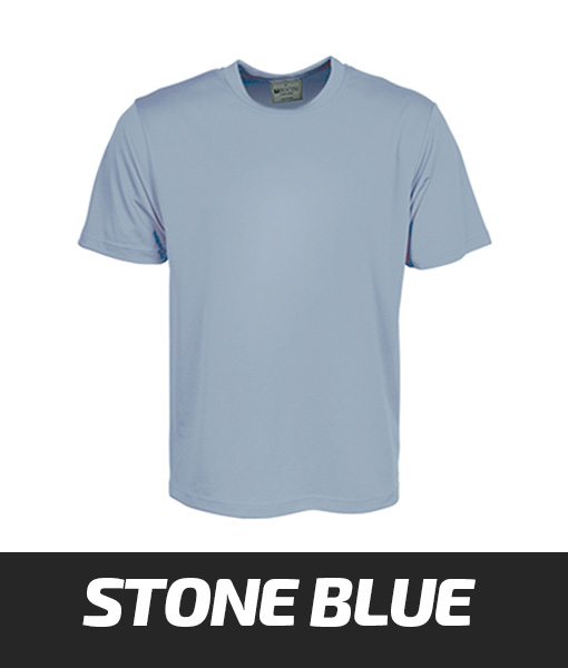 Bocini Breezeway Micromesh Tshirt Stone Blue CT1207