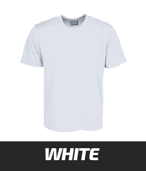 Bocini Breezeway Micromesh Tshirt White CT1207