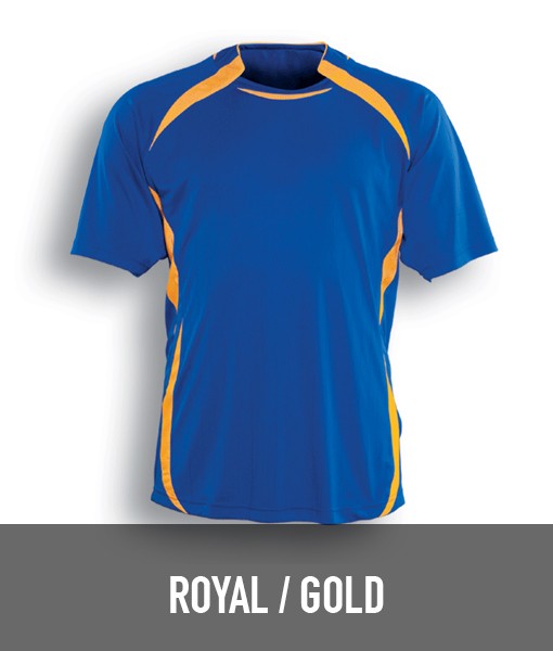 Bocini Breezeway Sports Tshirt Royal Gold CT0750