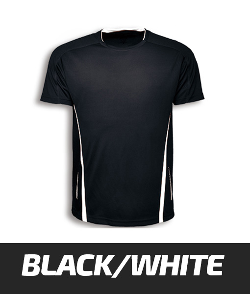 Bocini Elite T shirt Black White CT1439
