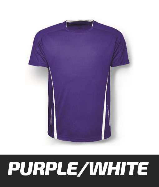 Bocini Elite T shirt Purple White CT1439