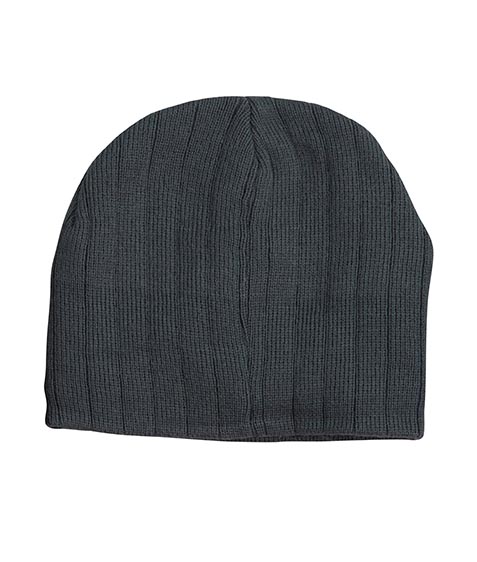 Cable Knit Beanie with Fleece Head Band - Winning Spirit (CH64)
