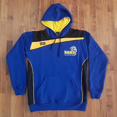 Hoodie Woden RAMS Rugby Front