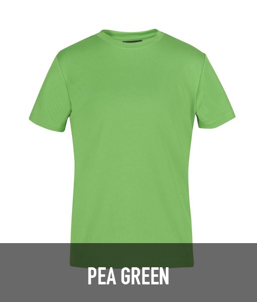 JBs Wear Podium Poly T shirt Pea Green 7PNFT