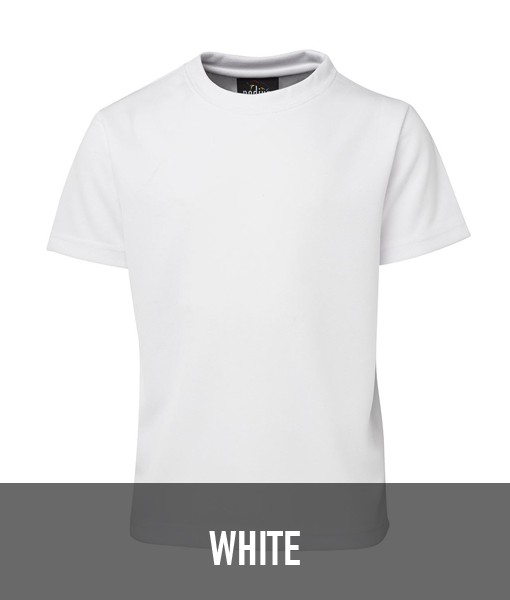 JBs Wear Podium Poly T shirt White 7PNFT