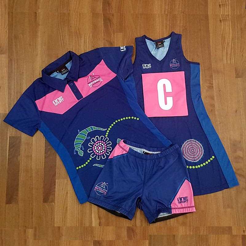 Netball Dress Polo Shorts Netball Academy Combo 1