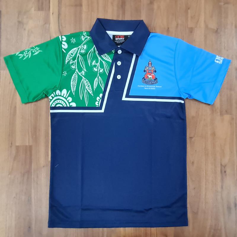 Polo SL Grammar Indigenous Green 2023 Front