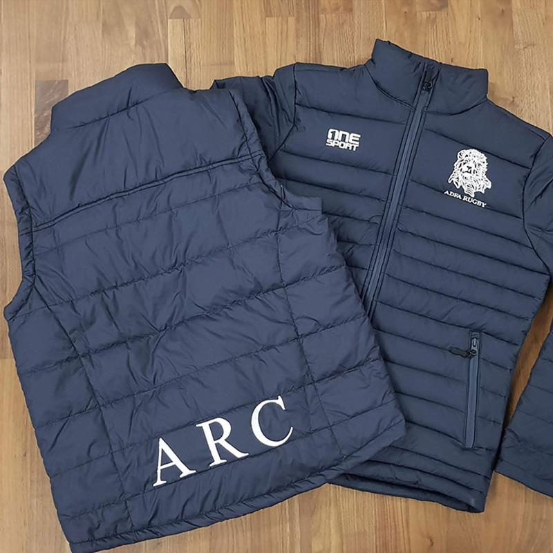 Puffer Jacket Vest ADFA Rugby ARC Combo