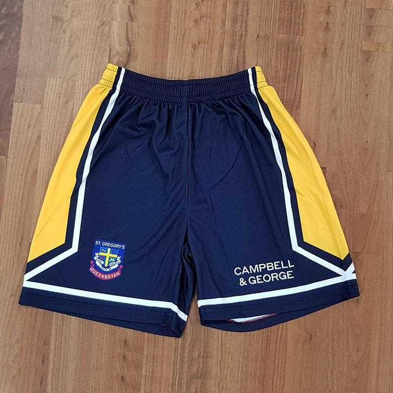 Shorts Basketball St Gregorys Front