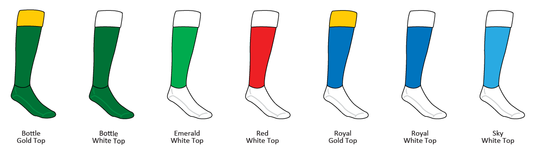 Sports Socks - Contrast Top