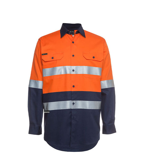 Unisex Hi-Vis Day and Night 190g Long Sleeve Polo - JB's Wear (6HLS)