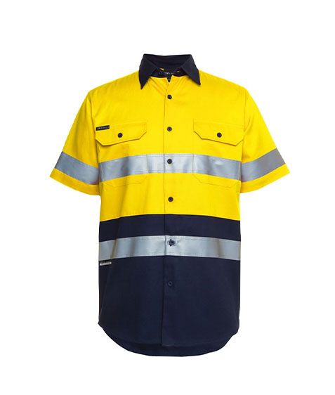 Unisex Hi-Vis Day and Night 190g Short Sleeve Polo - JB's Wear (6HSS)
