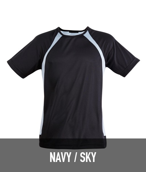 Winning Spirit Sprint T shirt Navy Sky TS71