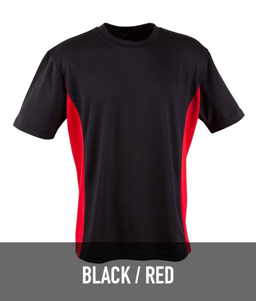 Winning Spirit Teammate Contrast T shirt Black Red TS12