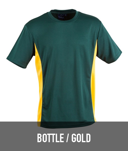 Winning Spirit Teammate Contrast T shirt Bottle Gold TS12