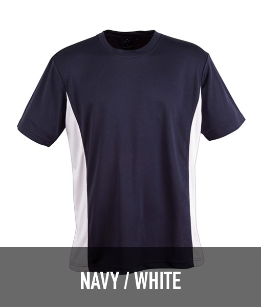 Winning Spirit Teammate Contrast T shirt Navy White TS12