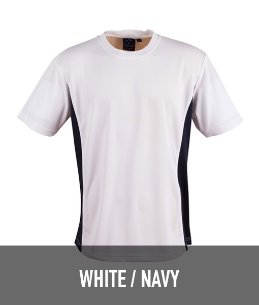 Winning Spirit Teammate Contrast T shirt White Navy TS12