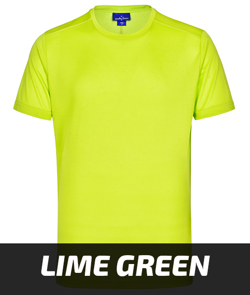 Winning Spirit Ultra Light T shirt Lime Green TS39